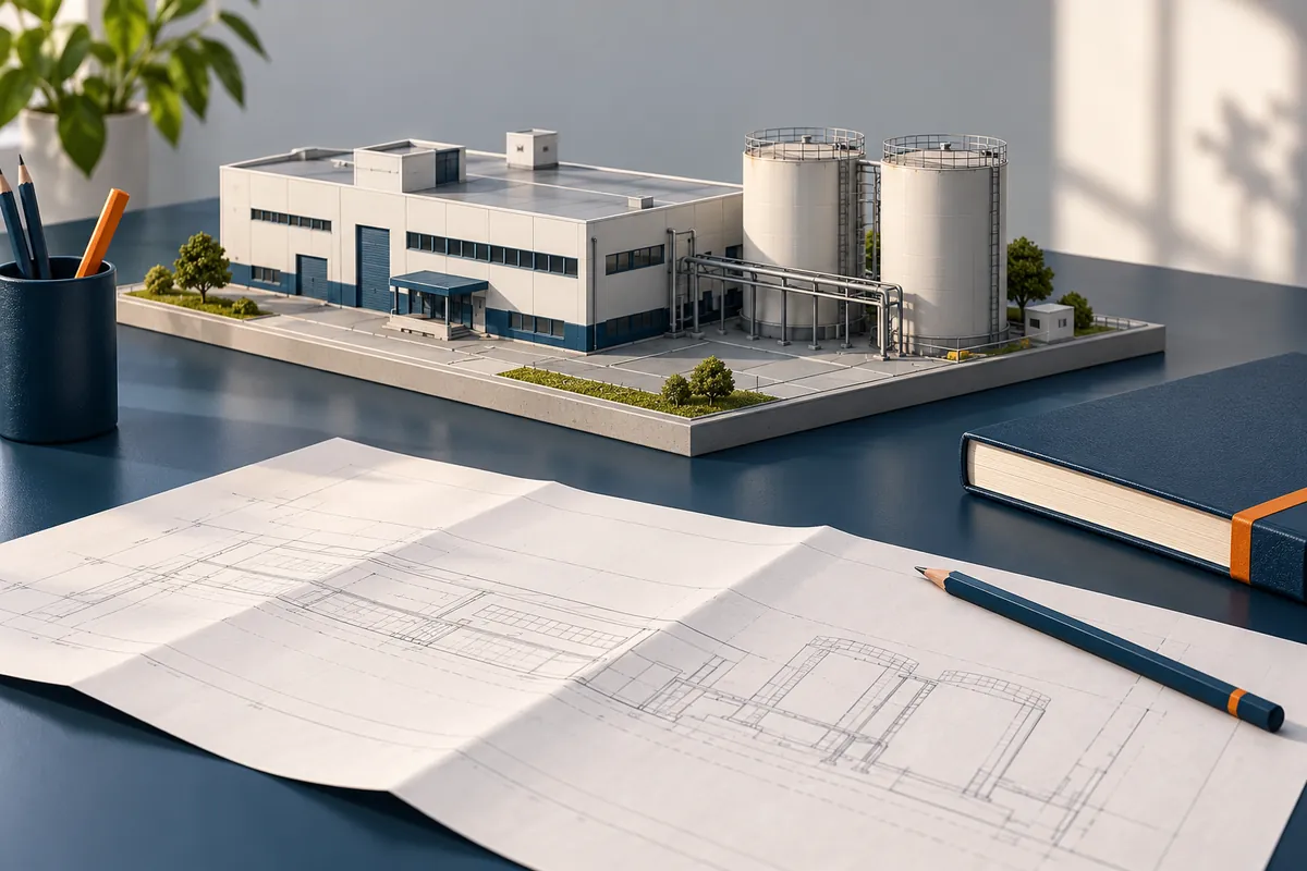Редакционная иллюстрация: Промышленная безопасность